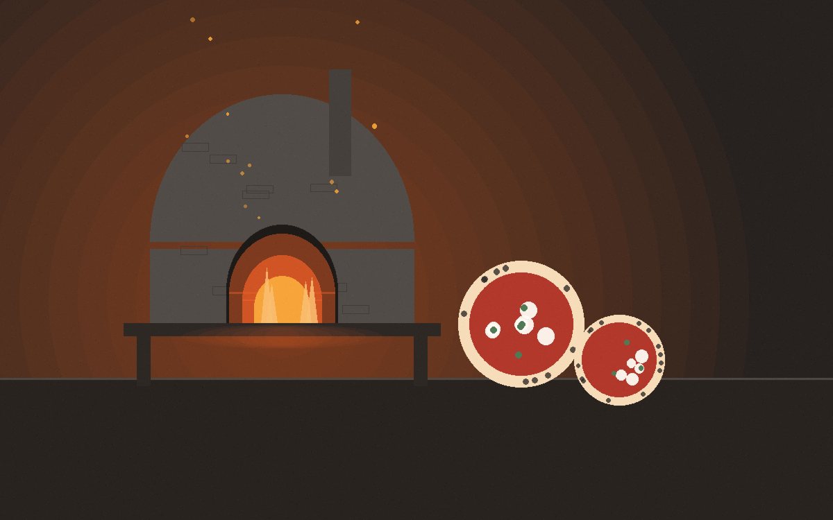 Three small pizza ovens side by side: tabletop gas, wood-fired portable and a small brick dome